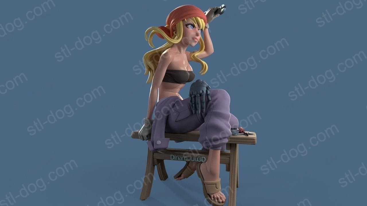 温莉·洛克贝尔 – 钢之炼金术师  3D打印图纸